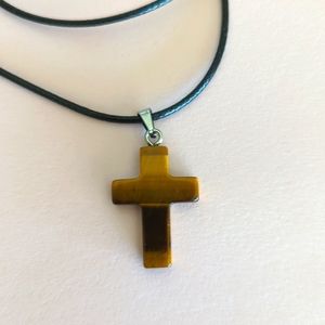 Tiger Eye Cross